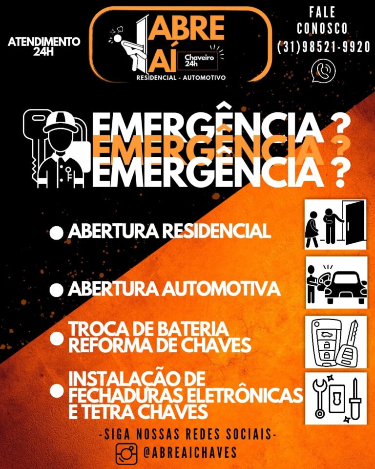 Chaveiro em BH e Região